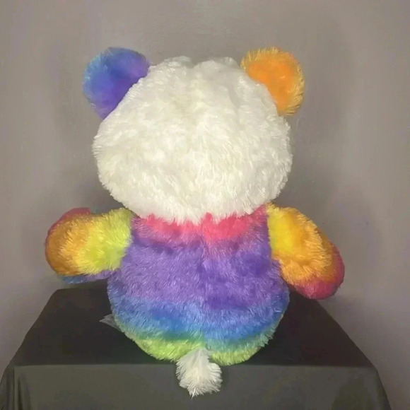 Build-A-Bear Workshop Pop of Color Rainbow Panda Teddy 16" Plush - Picture 2 of 4